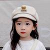 Детские модные береты, милые бейсболки для девочек на осень и зиму