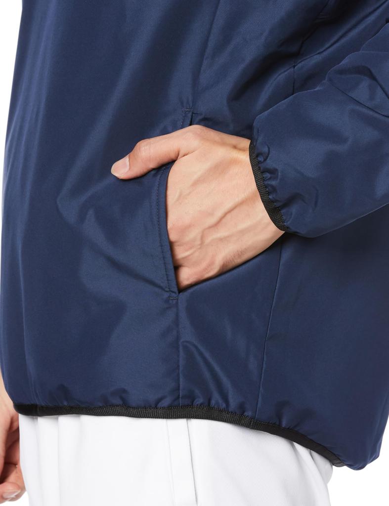 Tennis Wear Breath Thermo Breaker Jacket Moisture Absorption Heat Generating Water Repellent Easy To Move 62MEA530 Dress Navy X Vivid Pink XS [Mizuno]