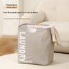 Large Foldable Waterproof Laundry Hamper - Portable Fabric Storage Basket for Bathroom
