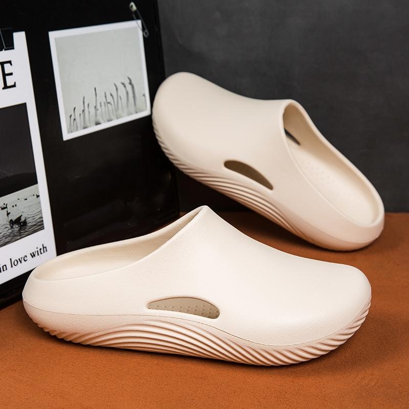 2025 New Men Slippers Indoor Garden Clogs Water Proof Chef Shoes Beach Sandal Slippers For Pet Workers Outdoor Fishing Shoes