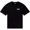 EA7 Весна-Лето 2026 Хлопковая футболка с круглым вырезом и коротким рукавом Мужские топы 7M001327-AF17789-UC001