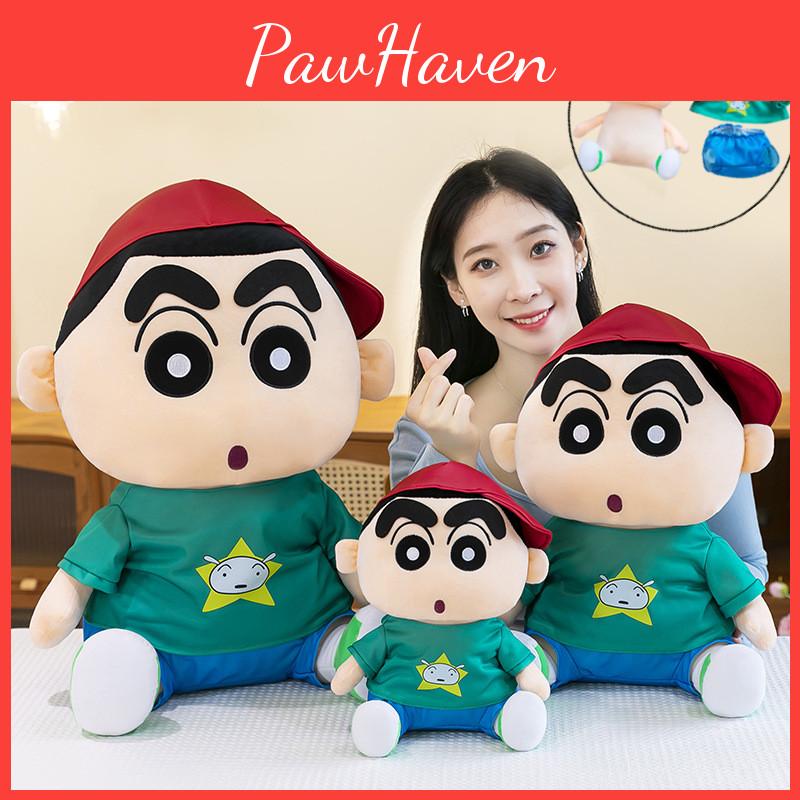 Adorable Crayon Shin Chan Plush Toy In Hoodie Design Soft And Cuddly Doll For Kids