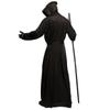 Men's Black Devil Halloween Costume, Ghost Festival Sickle Role Play Costume, Death Stage Performance Costume
