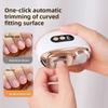 Электрический триммер для ногтей 2 в 1 с 3-ступенчатой регулировкой скорости Электрическая машинка для стрижки ногтей для ухода за ногтями взрослых