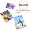 50/100pcs Reusable Photo Clips Mini Wooden Clamp Clothespin  for Hanging Pictures Paper DIY Crafts