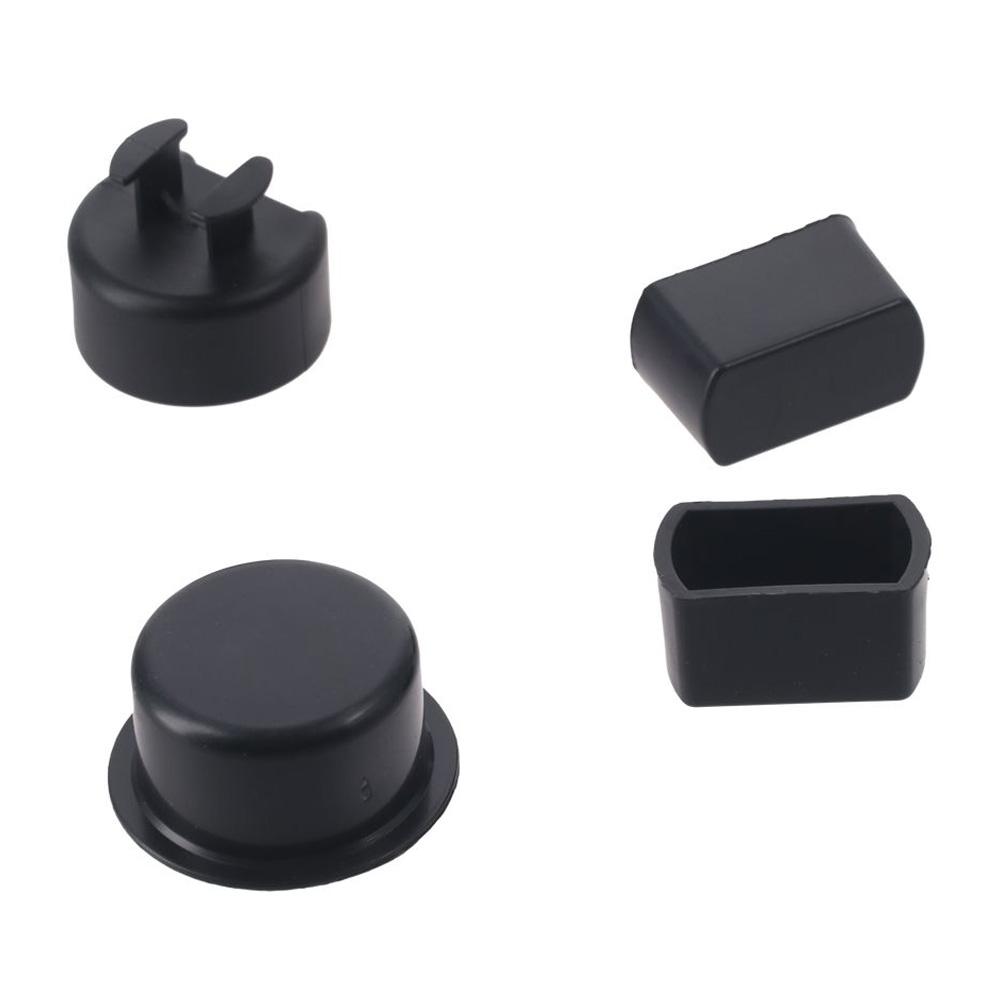 4 шт., черная задняя дверь, АБС-пластик, петля задней двери, автомобильные аксессуары, детали задней двери для автомобиля