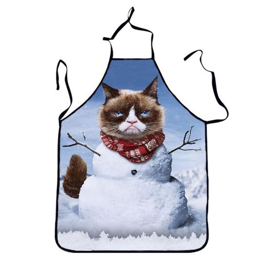 Cute Apron Sturdy Ornamental Convenient Kitchen Apron Sleeveless Unisex Baking Sexy Pattern Apron Apron Kitchen Accessories CDN