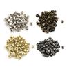 50pcs Hot Mini Ultra-small Shoes Clothes Diy Dolls Buckles Metal Eyelet Buttons  Bags Accessories Belt Buckle