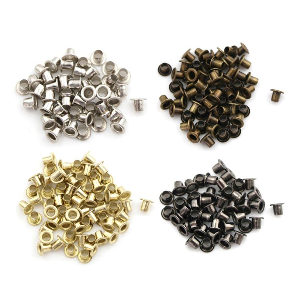 50pcs Hot Mini Ultra-small Shoes Clothes Diy Dolls Buckles Metal Eyelet Buttons Bags Accessories Belt Buckle