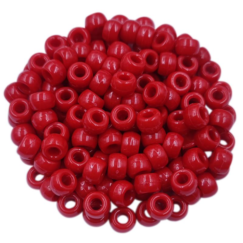 40 шт. 9*6 мм однотонные яркие цвета с большим отверстием свободные бусины однотонные бусины DIY Изготовление ювелирных изделий