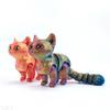 Multi-joint 3D Printed Cat Glittering Eyes 3D Cat Doll Creative Mini Cat Figure Car Decoration