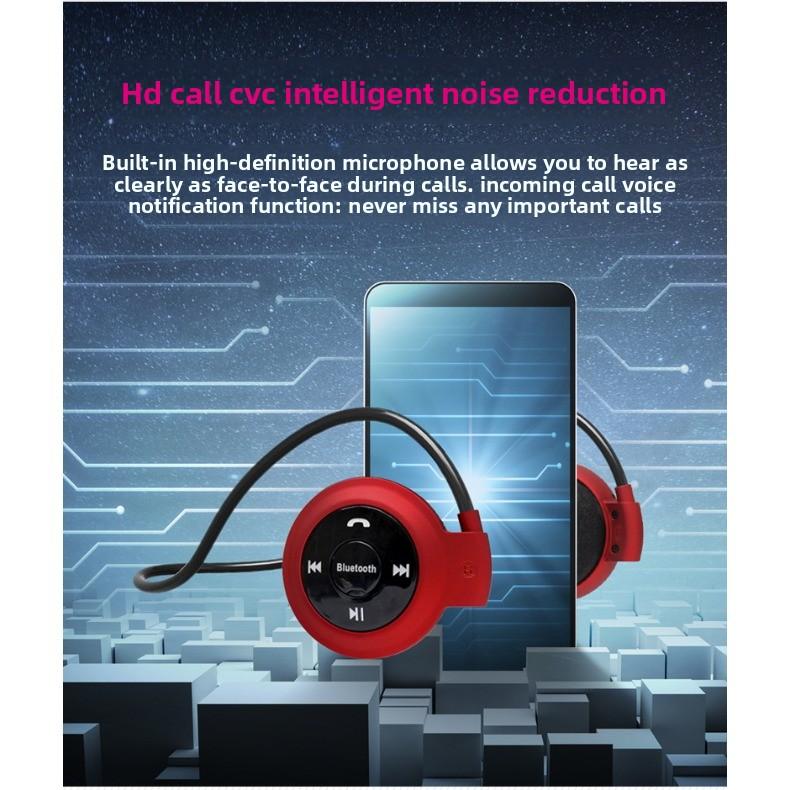 Admisitr Mini 503 Беспроводные наушники-вкладыши Bluetooth с FM и слотом для SIM-карты для спорта и бега