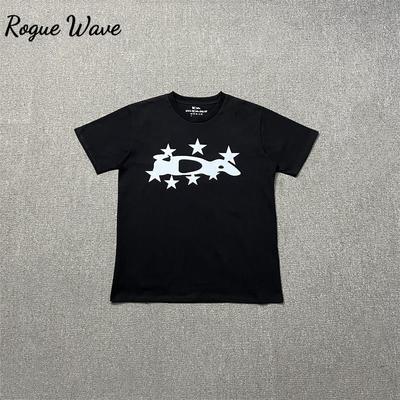 RogueWave Новая футболка с принтом Мужская Женская Высокое качество Винтажный стиль Футболка Футболки с коротким рукавом