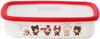 Контейнер Fuji Enamel Monchhichi Неглубокий Прямоугольный Парад MN50AL, Большой, 1.6 л, Давайте! Шаблон,