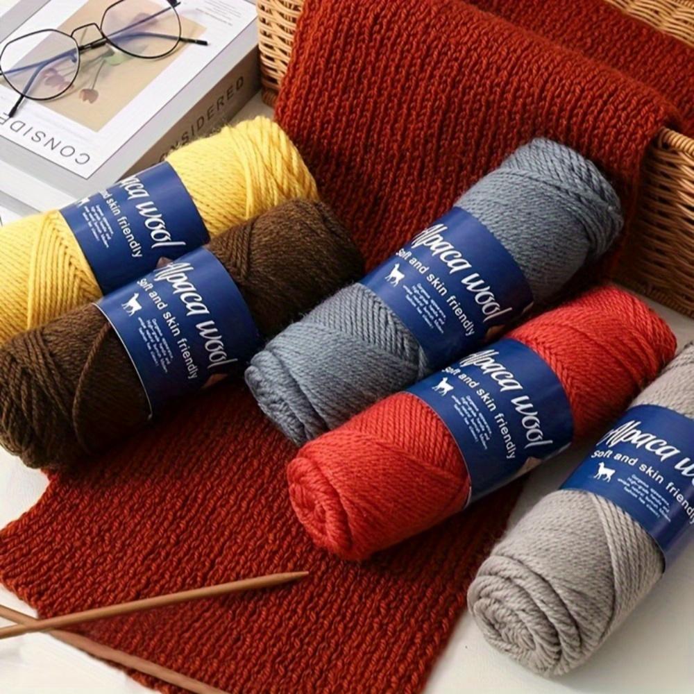 3 шт. 300 г/10,58 унций/упаковка пряжи альпака - толстая, мягкая и уютная для вязания спицами и крючком свитеров, ветровок, шарфов, шапок