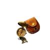 Nautical Flat Compass Engraved Beautiful Working Compass With Leather Box