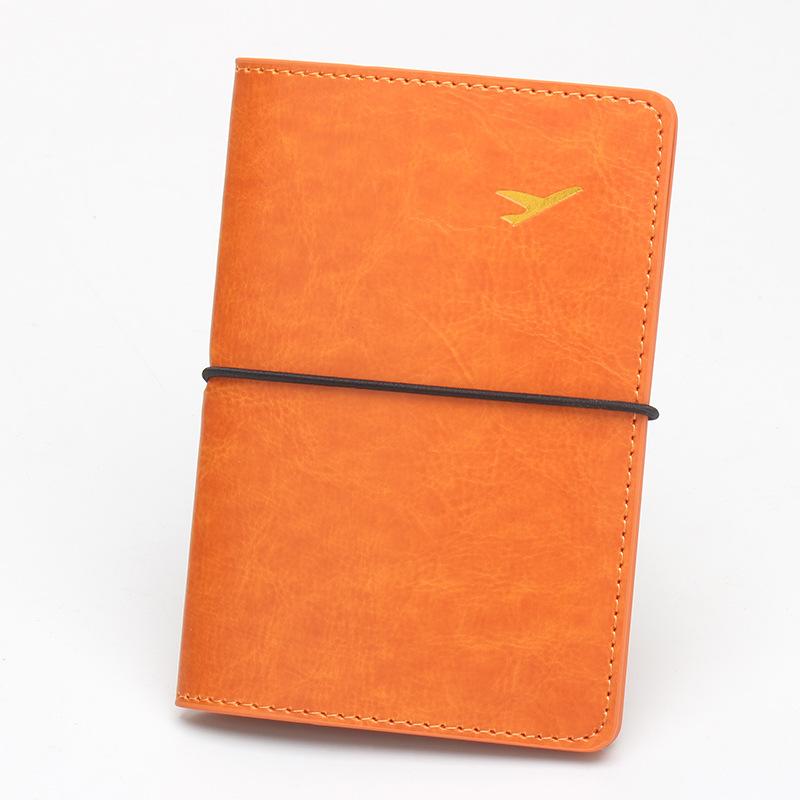 Ультралегкий Чехол для Паспорта с Летным Паспортом Эластичная Лента Чехол для Паспорта Ремешок Держатель для Билетов Держатели для ID-карт Кожаный Держатель для Паспорта