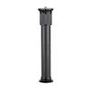   Carbon   Tripod Extension Pole, 2-Section Extendable Rod  . Height 32cm 12.6inch with 1-4inch Screw for Tripod Monopod