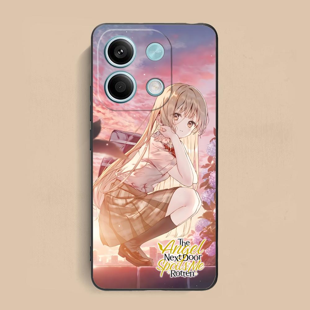 Чехол для телефона Angel Mahiru Shina для Xiaomi Redmi Note 14 13 12 11 S Pro Plus 4G 5G Мягкий ТПУ Ударопрочный Чехол