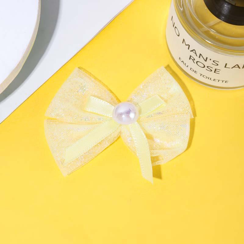 Сетчатый бант из бисера своими руками, детский головной убор и аксессуары для украшений