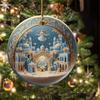 Акриловый кулон Рождественское украшение со шнурком Легко повесить Рождественский вертеп Подвеска