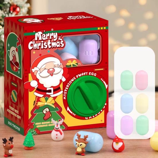 Рождественский набор машинок для игры в яйца для детей Креативная игрушка-захватчик яиц