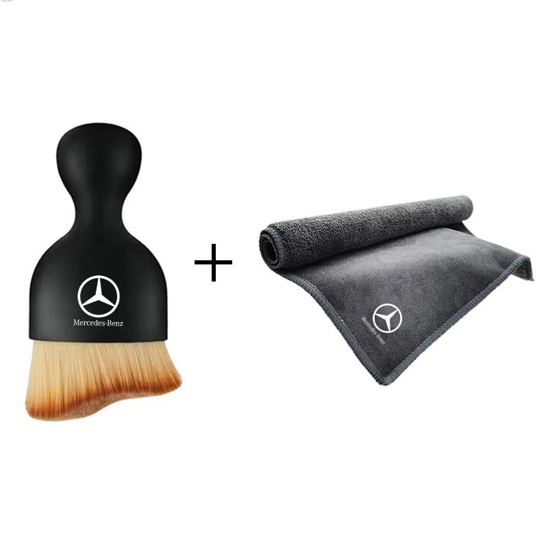 CRO1 Car Wash Microfiber Towel Cleaning Drying Cloth For Mercedes Benz AMG GLC GLE GLS CLA GLA GLK W204 W205 W210 W212 W169 Key Bag