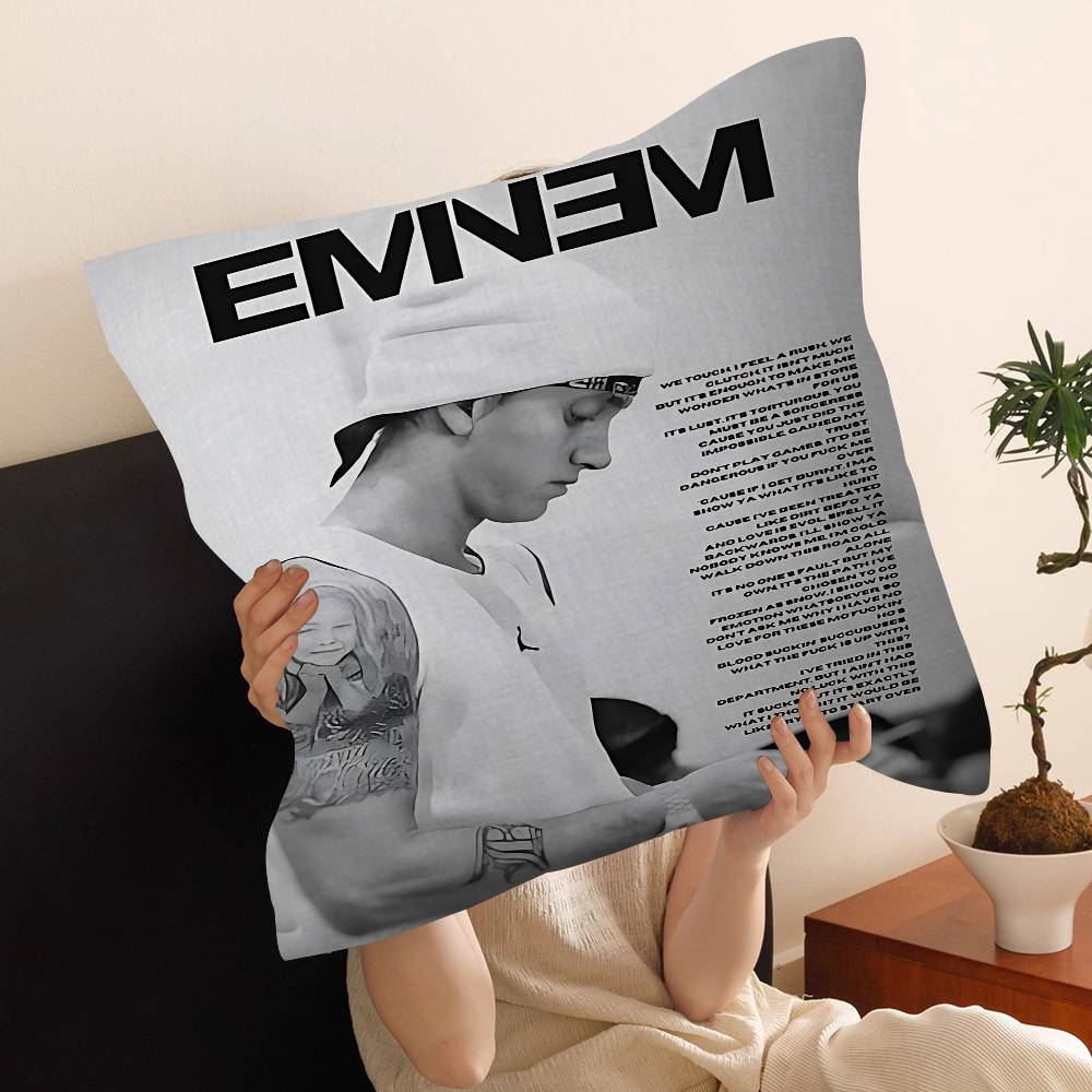 Рэпер Певец E-Eminem Подушка Чехол для Подушки Наволочка Гостиная Диван Домашний Декор Индивидуальный