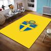 Yellow and Blue SvFF Emblem Rug Non-slip rug suitable for living room and bedroom sofas