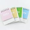 2026 Mini Desktop Calendar Cute Cartoon Desk Planner with Spiral Binding Small Planning Notebook