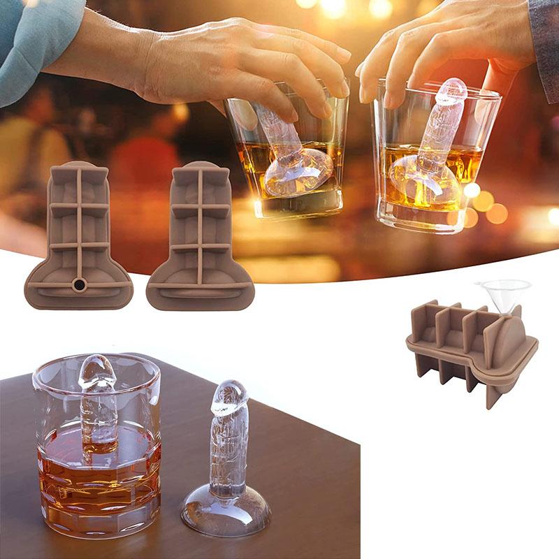 Силиконовые формы для изготовления кубиков льда, лотки для розыгрыша, забавные формы, формы для мороженого, коктейли, виски, изготовление леденцов, формы для изготовления крышек, многоразовые кухонные инструменты