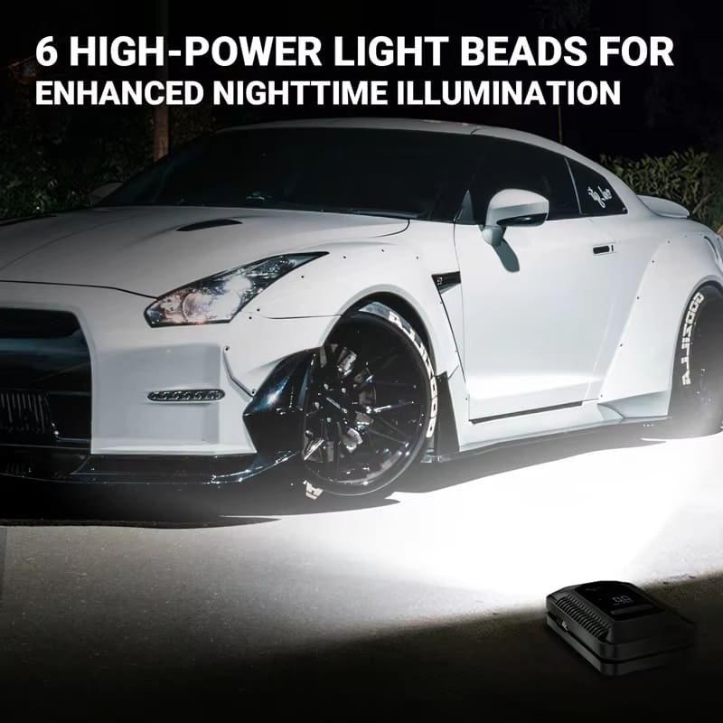 Цифровой дисплей интеллектуальный DC 12V 150PSI портативный воздушный компрессор насос для накачивания шин автомобильный насос для накачивания шин с манометром