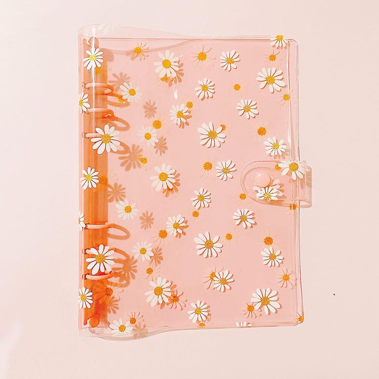 A5 A6 A7 Transparent Loose Leaf Binder Loose Strap Loose Leaf Inner Core Note Book Journal Planner Office Supplies