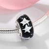 100 %Authentic 925 Sterling Silver Pink Heart Murano Glass Beads Fit Original European Charms Bracelet Jewelry