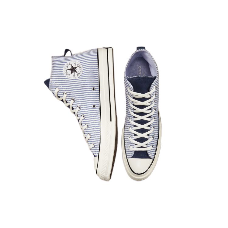 Converse Кроссовки унисекс Chuck 70 Indigo Hickory Stripes Blue Egret Black A00472C