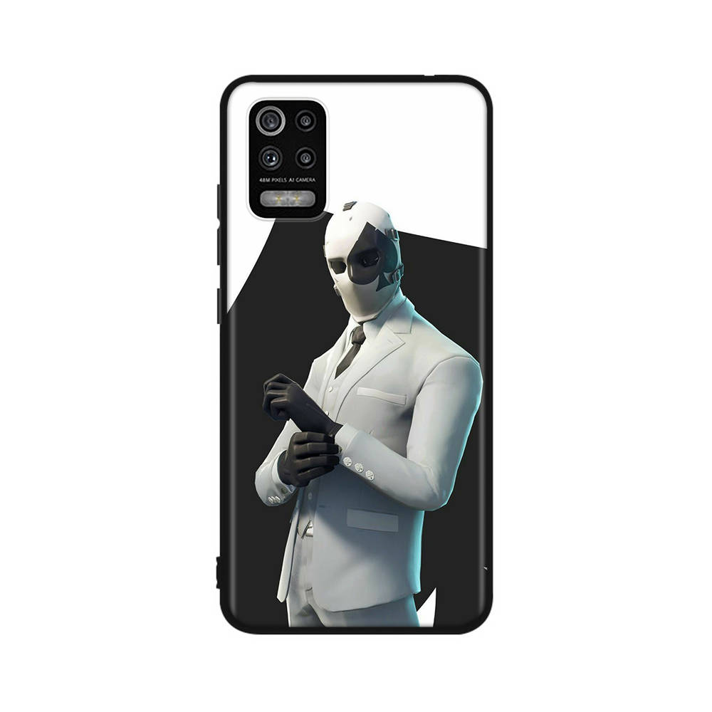 Чехол RT91 Fortnite Play для Xiaomi Poco X6 X4 M5 M6 F5 F6 C65 C55 C50 C51 C40 Redmi Note 7 8 14C A3X 13C 12C 11 10A 9C Pro черный мягкий чехол