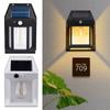 Solar Powered Outdoor Wall Light With Motion Sensor For Garden And Patio Decor