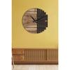 Wooden Modern Wall Clock, Hall Wall Clock, Living Room Wall Clock, Home Gift, 42cm