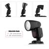 V1C Professional Camera Flash Speedlite Speedlight Round Head Wireless 2.4G Replacement for Canon EOS Series 1500D