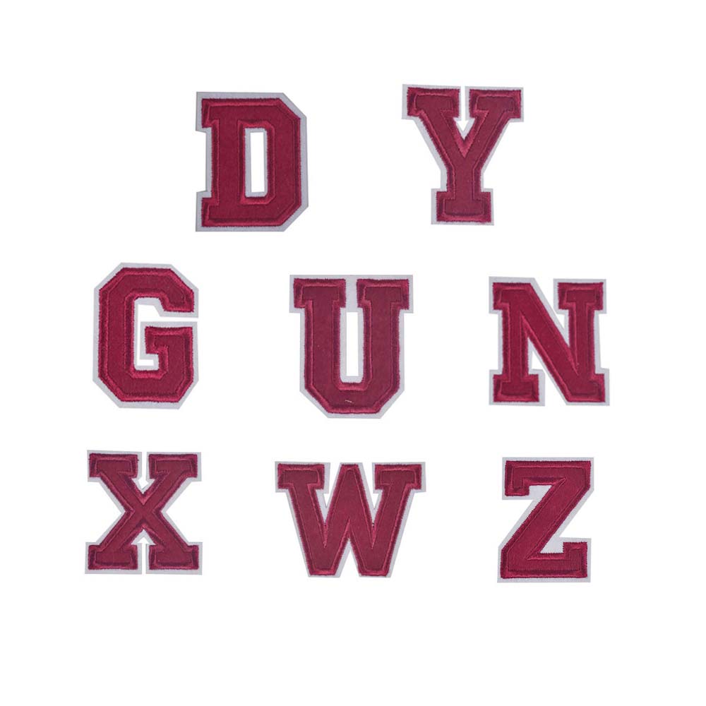 Пальто Одежда Алфавит Вышивка Шитье Ткань Одежда Вышивка Буквы Нашивки Аппликации Нашивки