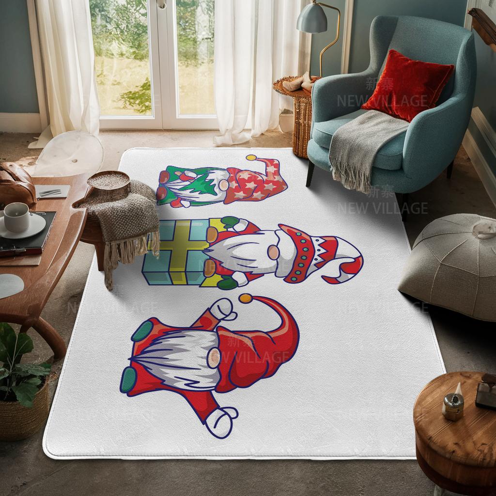 Ковер у входа в дом Домашний коврик у двери Гостиная Ванная Комната Ноги ванная комната Нескользящие коврики с водопоглощением для ванной Счастливого Рождества зима