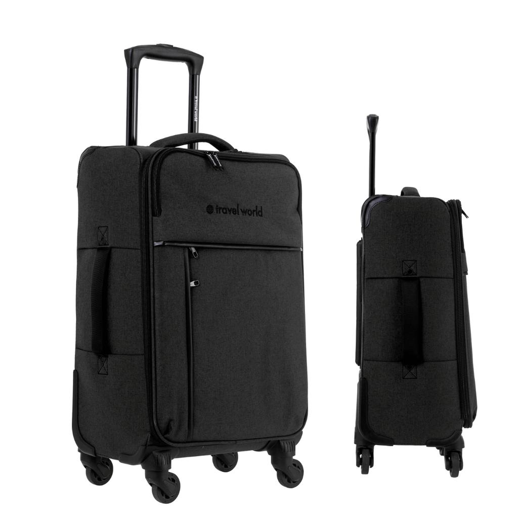 Set de 2 valises Souple (L-76cm) (S-56cm) BAP BLACK