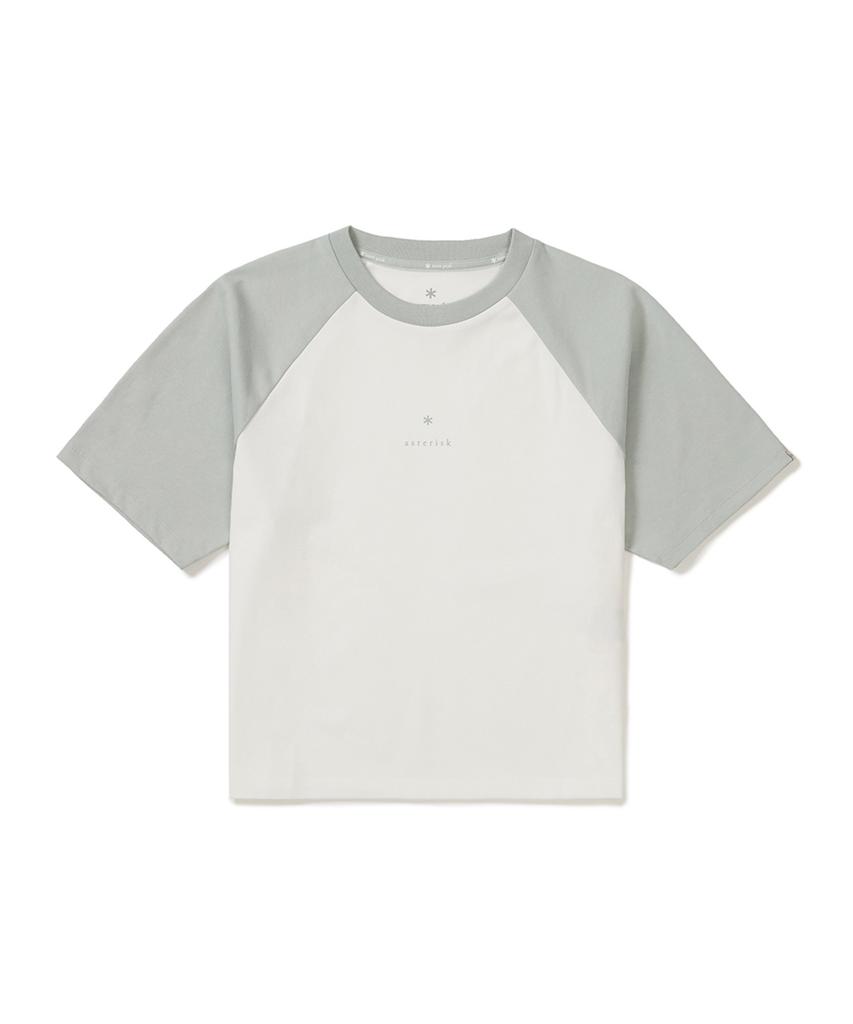 SNOWPEAK APPAREL Aerocool Women'S Color Block Crop Short Sleeve T-Shirt (S25Mwfts75) Mint