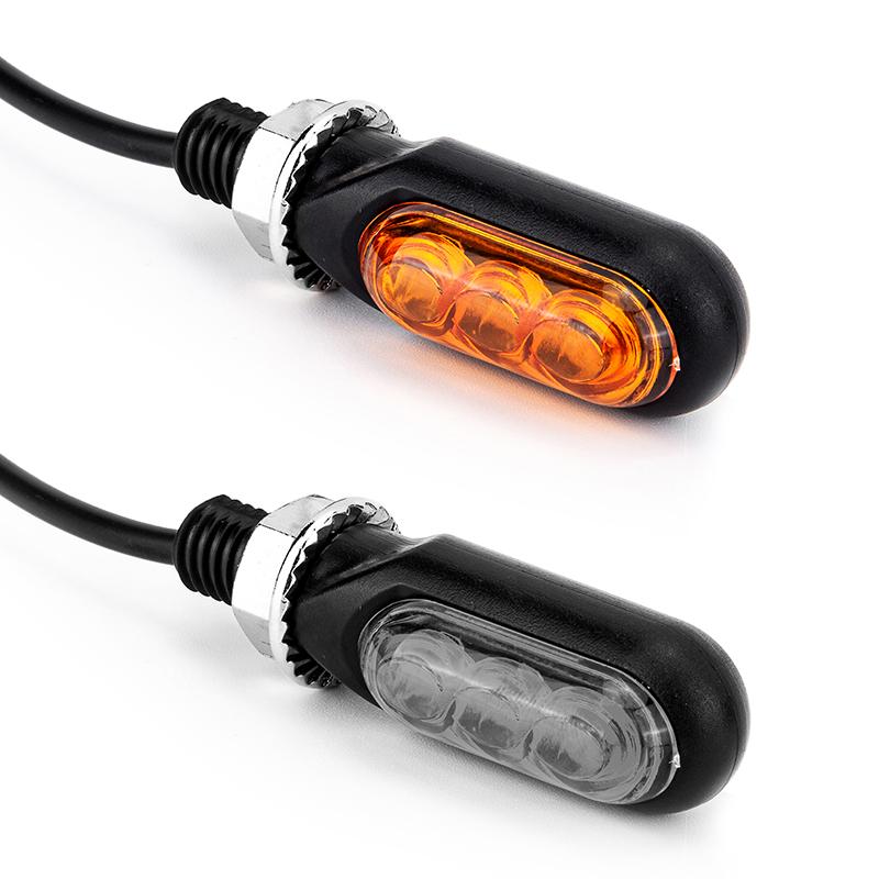 Motorcycle Mini Led Turn Signal Lights Amber Flowing Lamp For Led Motorcycle Flashing Farol Xvs 1100 Xj6 Yamaha