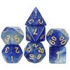 Cosmic Dice 7pcs DND Polyhedral Dice with Tube for Board Games /Teaching Math Party Accessories Multi Sided Dices Set