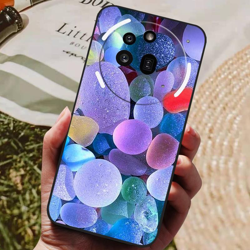 For Nothing Phone 3A Pro Case Phone3A Pro Cool Painted Silicone TPU Soft Cover for Nothing Phone 3A Pro A059P Cases Black Shells