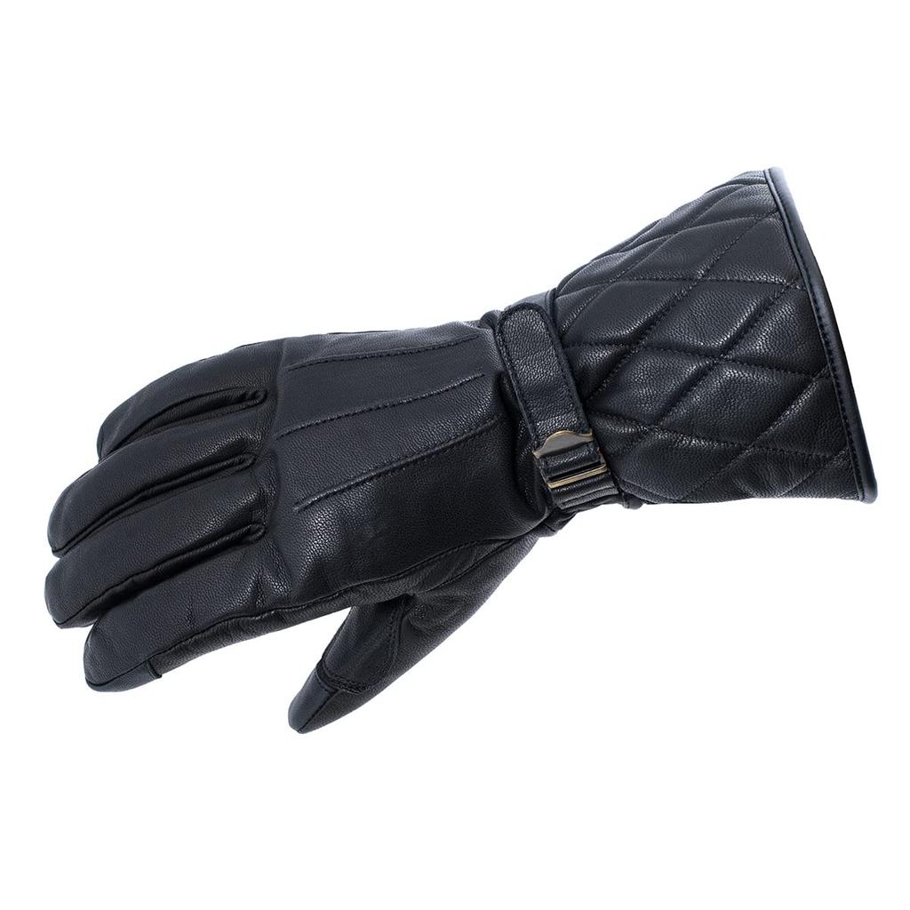 KOMINE Neo Retro Electric Heated Cycling Unisex Large EK-218 Gloves, Adult, Black,