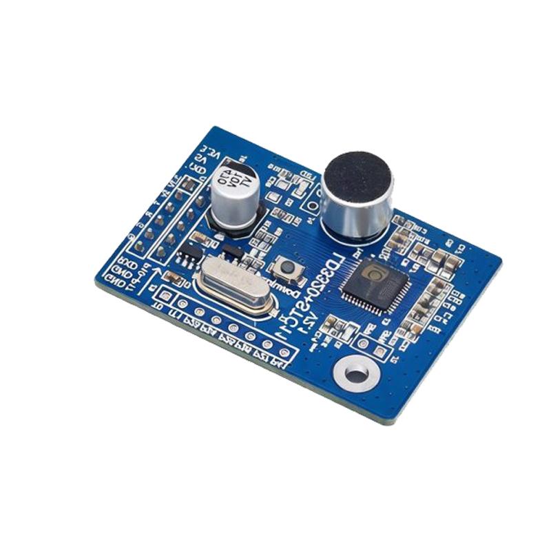 LD3320A Offline Voice Recognition Module, 3.3V/5V UART/SPI Dual Communication Three Versions Onboard Crystal For Arduino