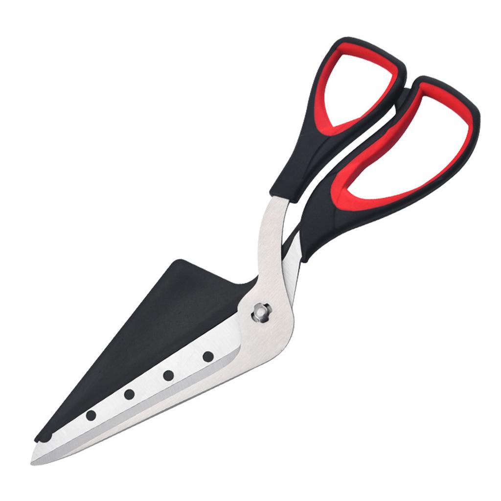 Professional Pizza Scissors Detachable Sharp Stainless Steel Blade Pizza Cutter Scissors Labor-Saving Pizza Spatula Slicer Tool
