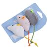 Игрушка для кошек, имитация плюшевой мыши, 3 шт., содержит кошачью мяту для развлечения кошки